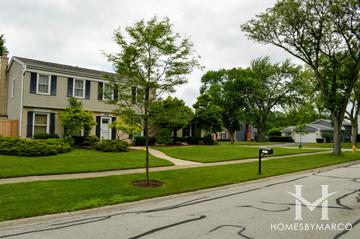 Longmeadow subdivision in Downers Grove, IL