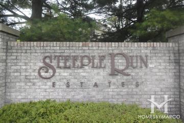 Steeple Run Estates subdivision in Crystal Lake, IL