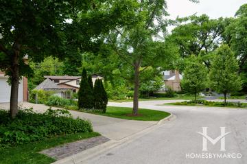 Lake Ellyn subdivision in Glen Ellyn, IL