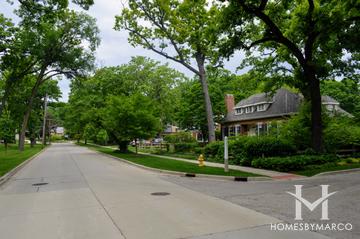 Lake Ellyn subdivision in Glen Ellyn, IL