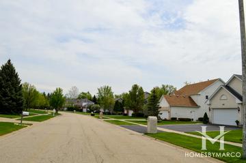 Whispering Pines subdivision in Wauconda, IL