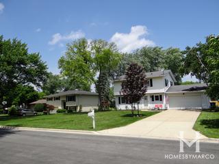 Holiday Hills subdivision in Carol Stream, IL