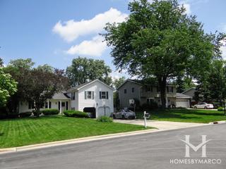 Holiday Hills subdivision in Carol Stream, IL