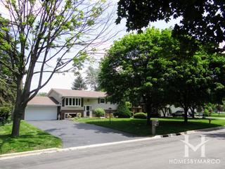 Holiday Hills subdivision in Carol Stream, IL