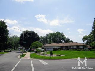 Holiday Hills subdivision in Carol Stream, IL