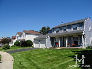 Westwind subdivision in Carol Stream, IL