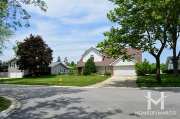 Foxcroft subdivision in Glen Ellyn, IL