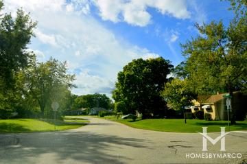Manor subdivision in Lake Zurich, IL