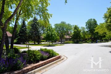 Saddlewood subdivision in Glen Ellyn, IL