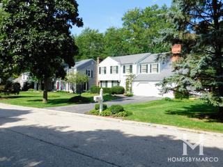 Glen Acres subdivision in Barrington, IL