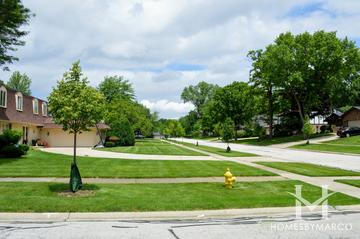 Oak Creek subdivision in Downers Grove, IL