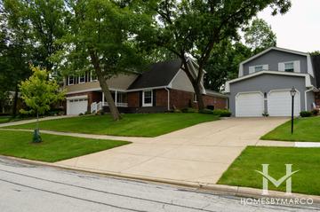 Oak Creek subdivision in Downers Grove, IL