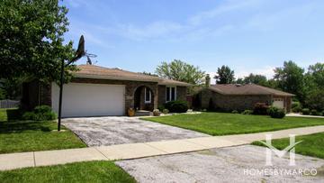 Pinewood subdivision in Orland Park, IL