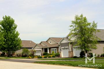 Tanglewood Oaks subdivision in Aurora, IL