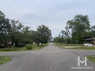 Hillcrest subdivision in Lemont, IL