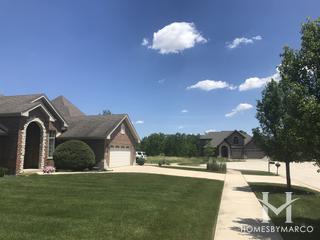 Crystal Creek Estates subdivision in Homer Glen, IL