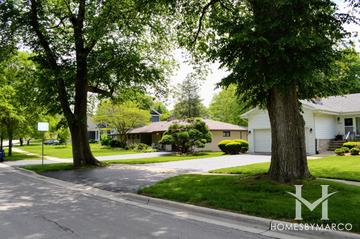 Fairway Estates subdivision in Wheaton, IL