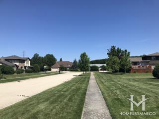 Twin Lakes subdivision in Homer Glen, IL