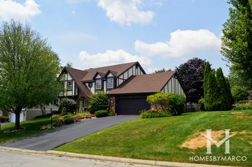 Mallard Landing subdivision in Downers Grove, IL