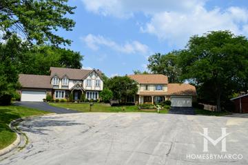 Mallard Landing subdivision in Downers Grove, IL