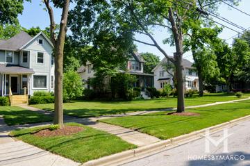 Northside subdivision in Wheaton, IL