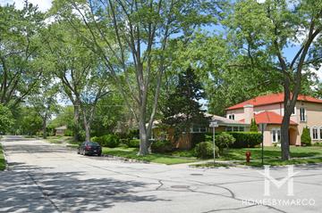 Highlands subdivision in Skokie, IL