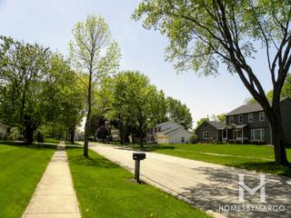 Huntington Hills subdivision in Algonquin, IL