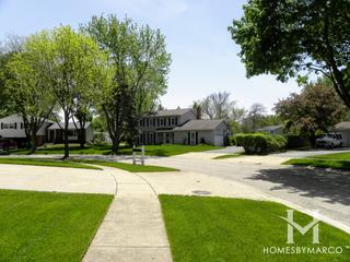 Huntington Hills subdivision in Algonquin, IL