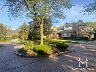 Steeplechase subdivision in Oak Brook, IL