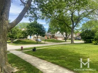 Northwoods subdivision in Bartlett, IL