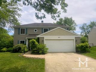 Northwoods subdivision in Bartlett, IL