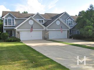 Hidden Pond subdivision in Crystal Lake, IL