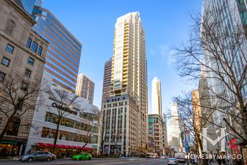 Ritz Carlton Residences building in the Streeterville neighborhood of Chicago, IL
