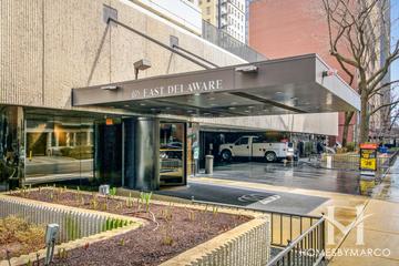 200 E. Delaware Place Condos building in the Streeterville neighborhood of Chicago, IL