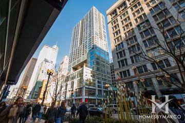 Joffrey Tower building in the Loop neighborhood of Chicago, IL