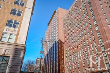 Ambassador House building in the Gold Coast neighborhood of Chicago, IL