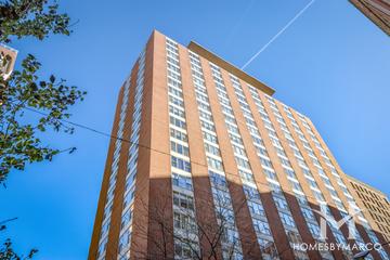 Ambassador House building in the Gold Coast neighborhood of Chicago, IL