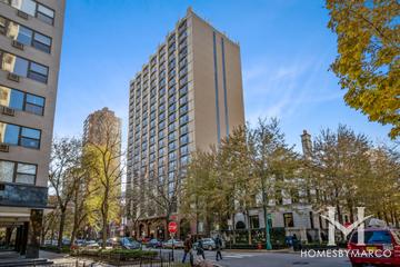 The Brownstone building in the Gold Coast neighborhood of Chicago, IL