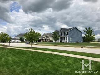 Blackberry Woods subdivision in Yorkville, IL