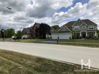 Blackberry Woods subdivision in Yorkville, IL