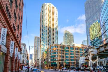 400 N. Lasalle building in the River North neighborhood of Chicago, IL