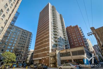 Park View Tower building in the Lincoln Park neighborhood of Chicago, IL