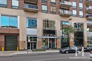 One Place building in the Loop neighborhood of Chicago, IL