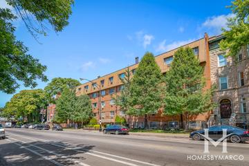 900 W. Fullerton building in the Sheffield & DePaul neighborhood of Chicago, IL