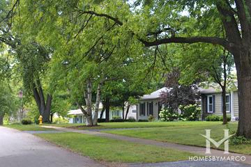 Green Valley subdivision in Wheaton, IL