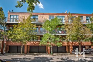 Marshfield Lofts building in the Wicker Park neighborhood of Chicago, IL