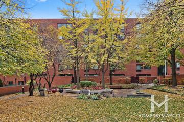 Dearborn Park building in the Printers Row neighborhood of Chicago, IL