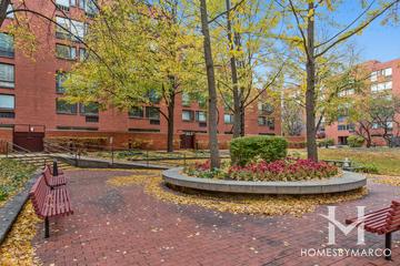 Dearborn Park building in the Printers Row neighborhood of Chicago, IL
