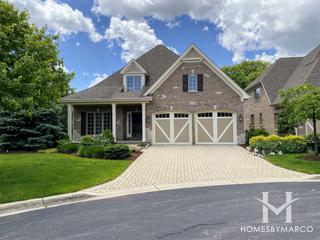 Greenleaf Court subdivision in Westmont, IL