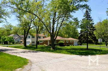 Pleasant Hill subdivision in Wheaton, IL
